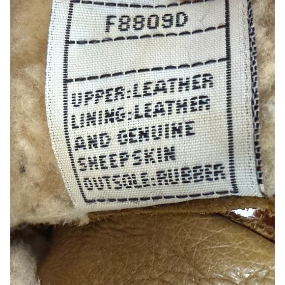 UGG Gaviota Suede Fringe Ankle Boots Womens Size 9 Brown Style 5749 - Picture 12 of 12